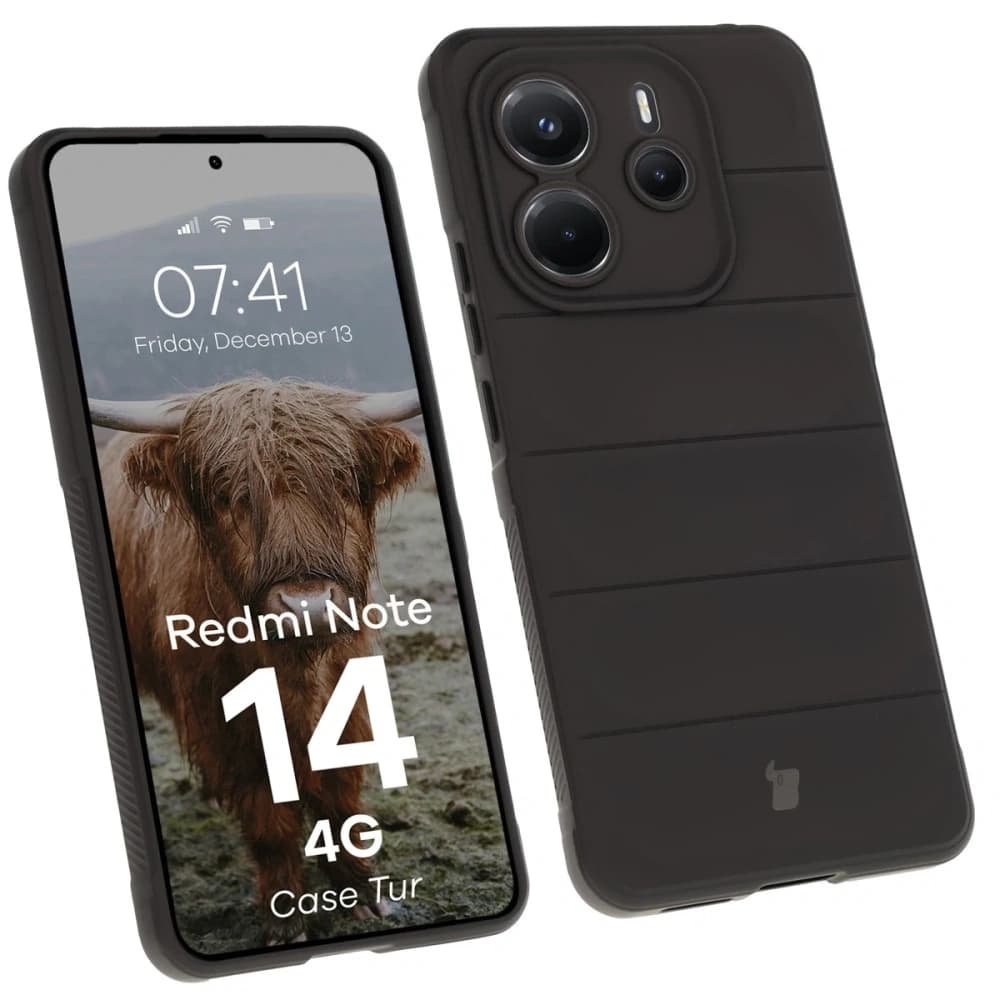 Bizon Case Tur Xiaomi Redmi Note 14 4G black - 1