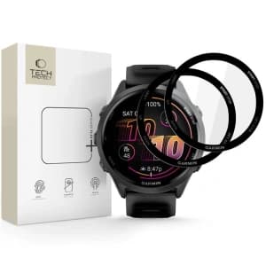 Tech-Protect Glass Flex+ Garmin Forerunner 970 / 570 47mm Schwarz [2 PACK]