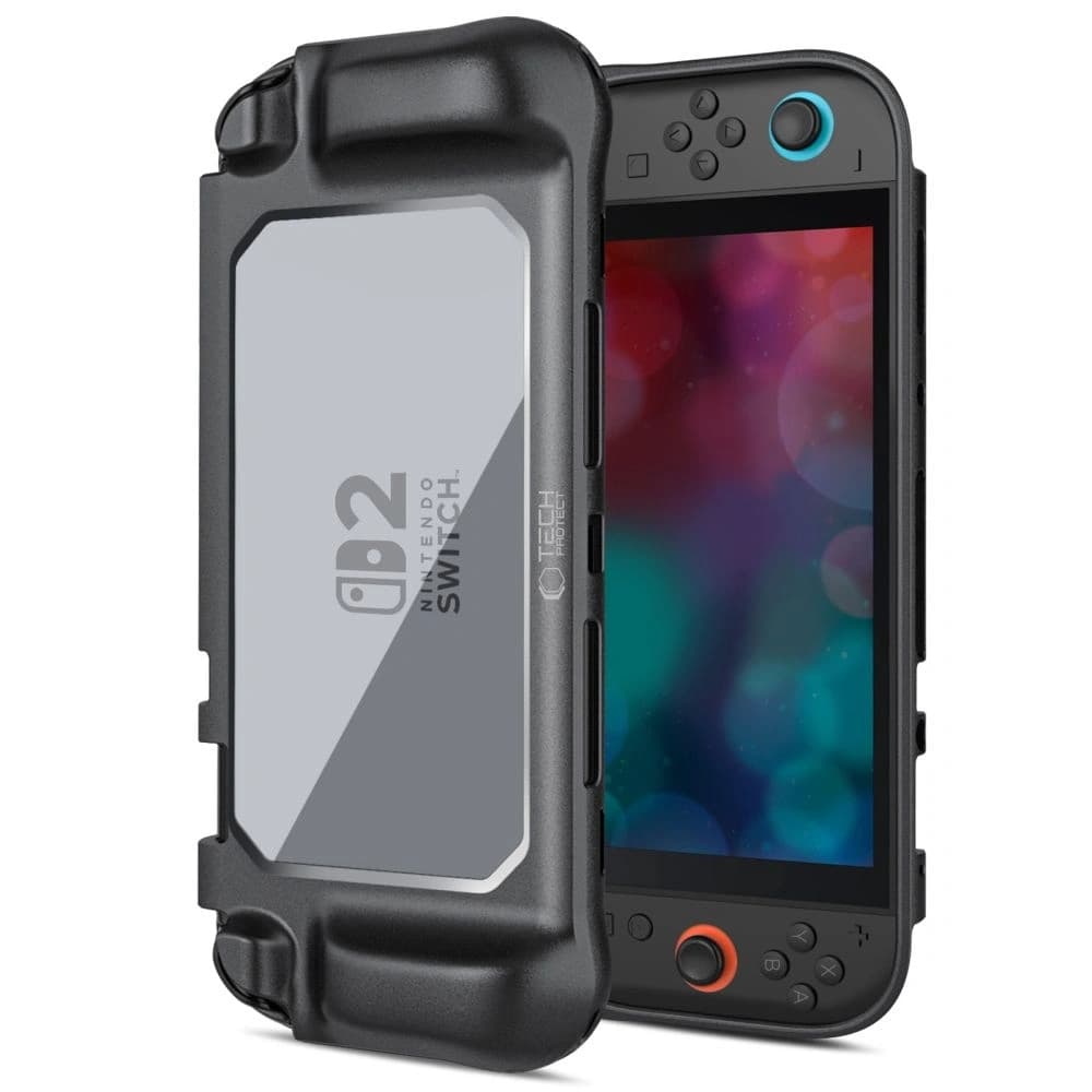 Etui Tech-Protect Magmat Nintendo Switch 2 Black/clear - 1