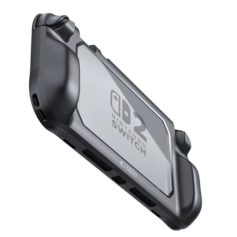 Etui Tech-Protect Magmat Nintendo Switch 2 Black/clear - 4