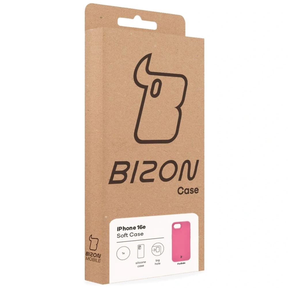 Bizon Soft Case Apple iPhone 17e / 16e fuchsia - 5
