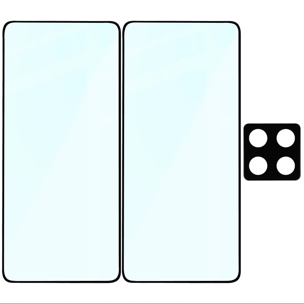 2x szkło na ekran + 1x szkło na aparat Bizon Edge 2 Pack do Xiaomi 14T Pro - 6
