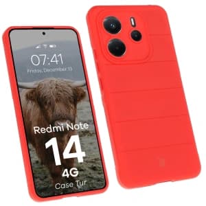 Bizon Case Tur Xiaomi Redmi Note 14 4G red