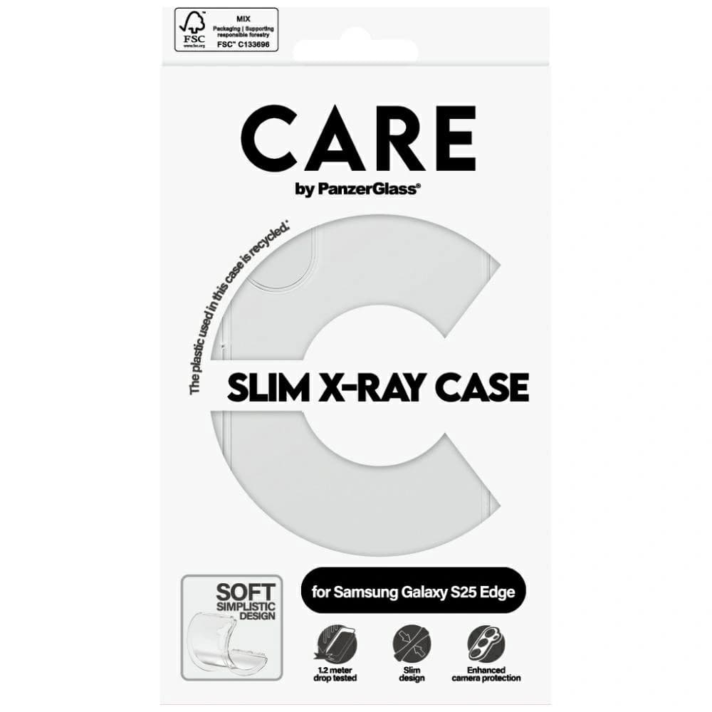 CARE von PanzerGlass Fashion X-Ray Samsung Galaxy S25 Edge klar - 4
