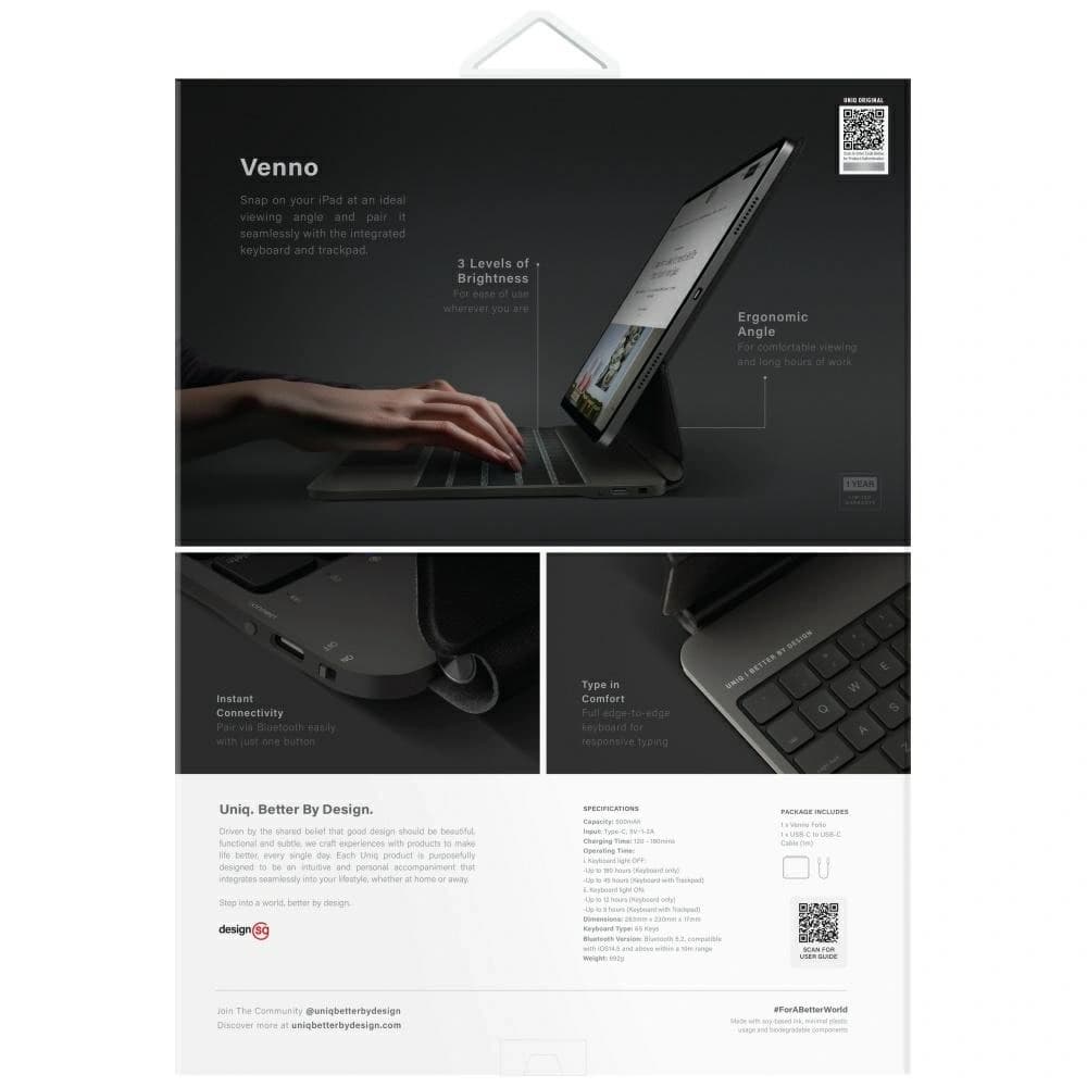 UNIQ Venno Pro Magnetic Smart Apple iPad Pro 13" 2024 negru - 8