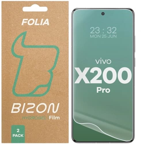 Bizon Glass Hydrogel Front Vivo X200 Pro [2 PACK]