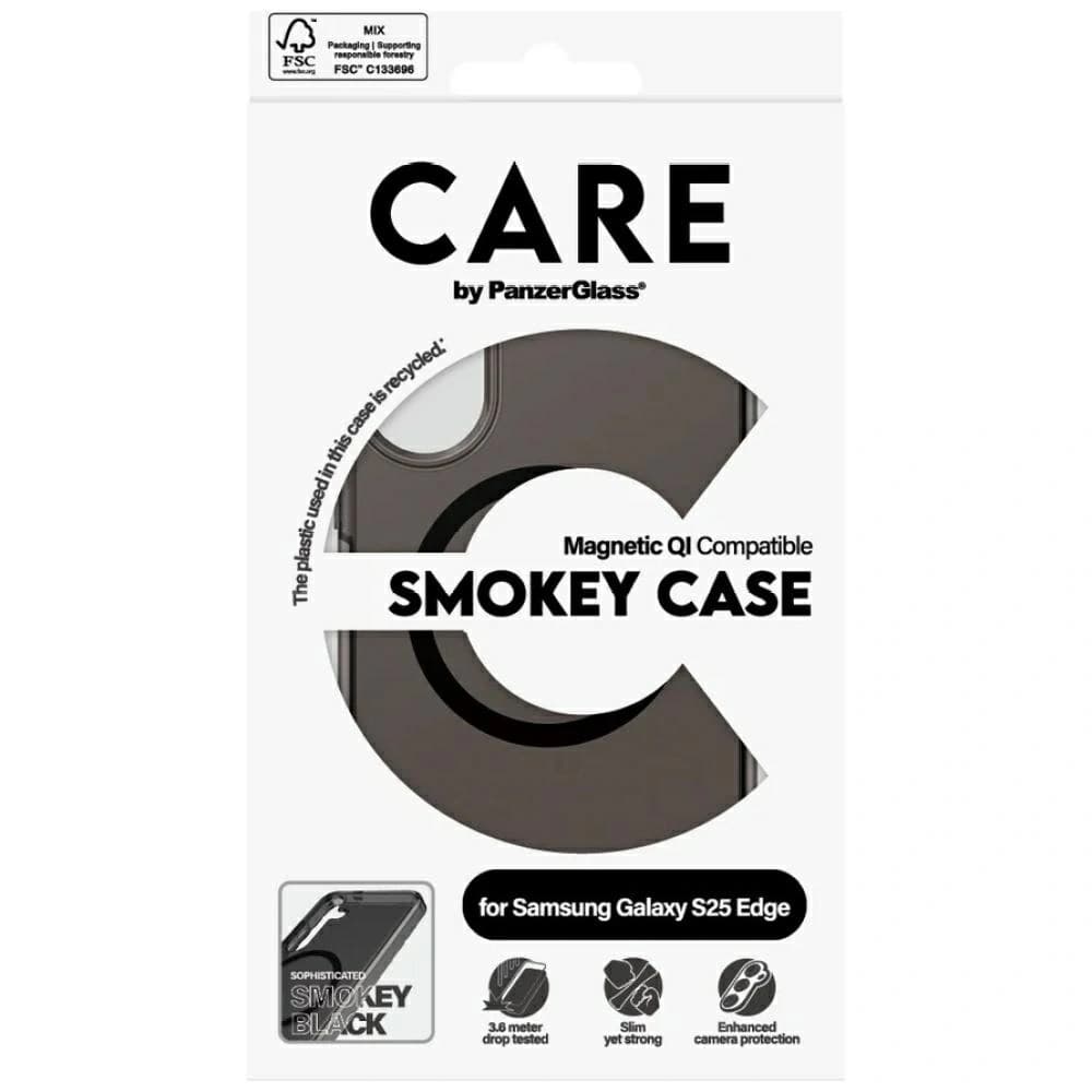 CARE by PanzerGlass Flagship Urban Combat Black QI Samsung Galaxy S25 Edge smoky - 4