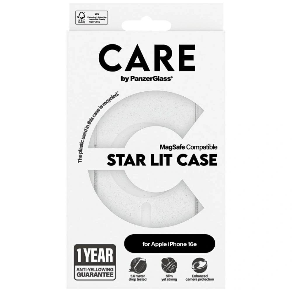 CARE by PanzerGlass Flagship Urban Combat StarLight White MagSafe Apple iPhone 17e / 16e clear - 3