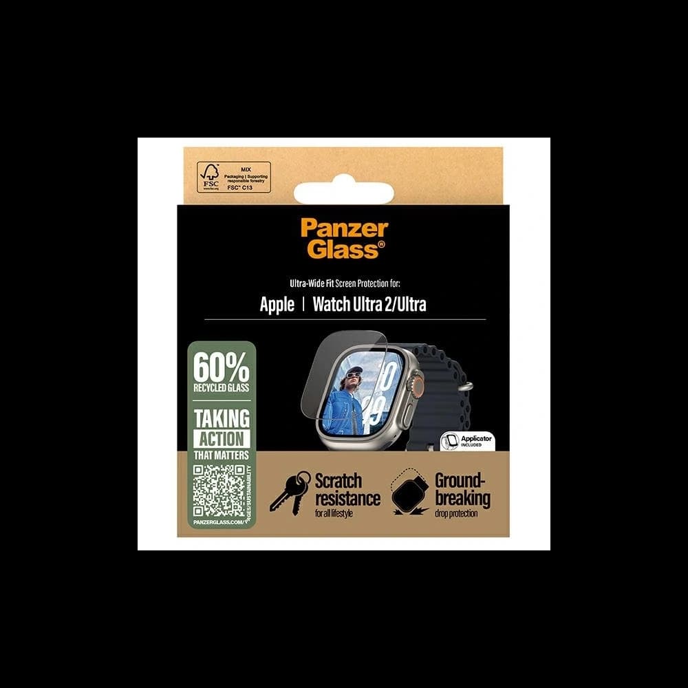PanzerGlass Ultra-Wide Fit Apple Watch Ultra 1 / 2 - 4