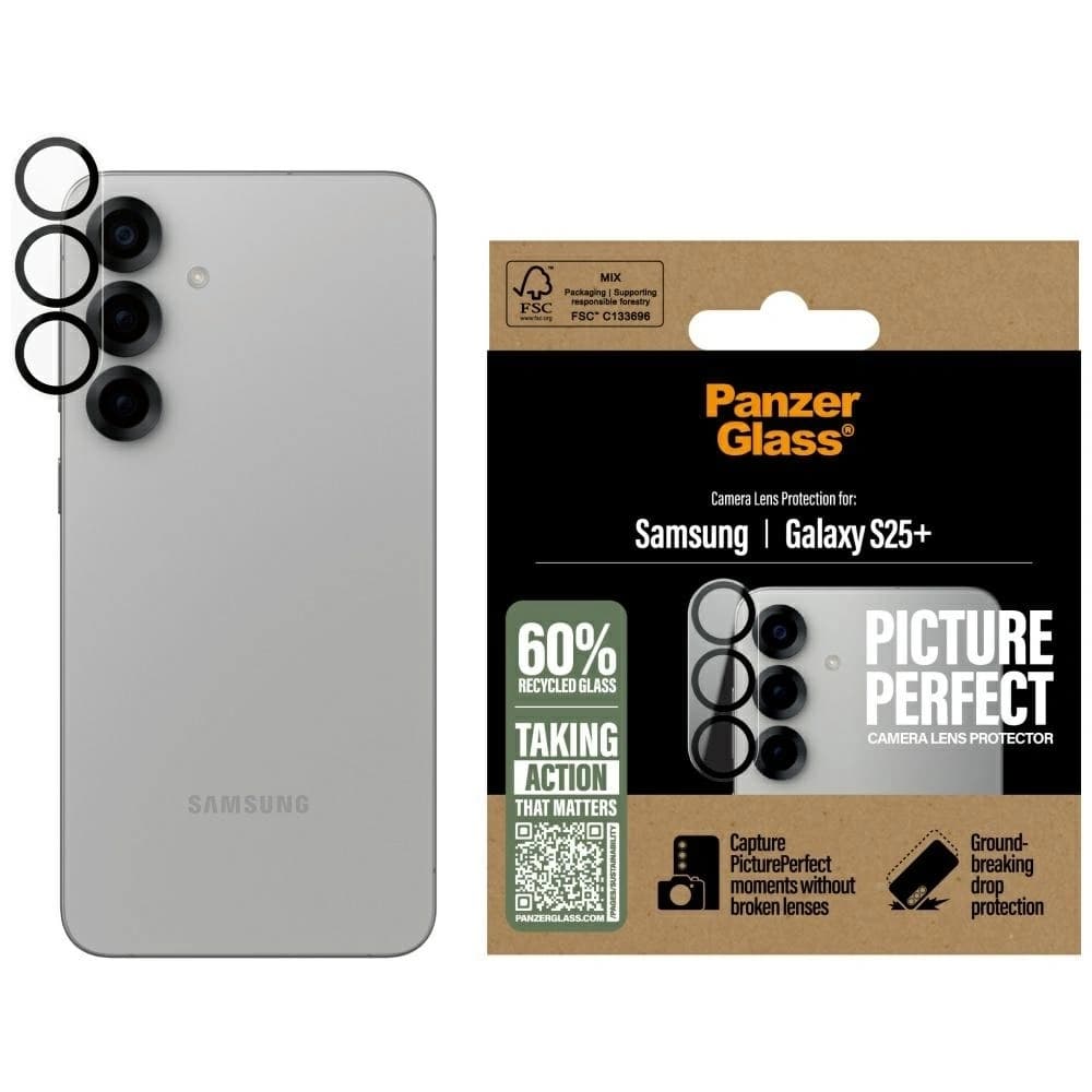 Tempered glass for the lens PanzerGlass PicturePerfect Lens Protector for Samsung Galaxy S25+ Plus - 1