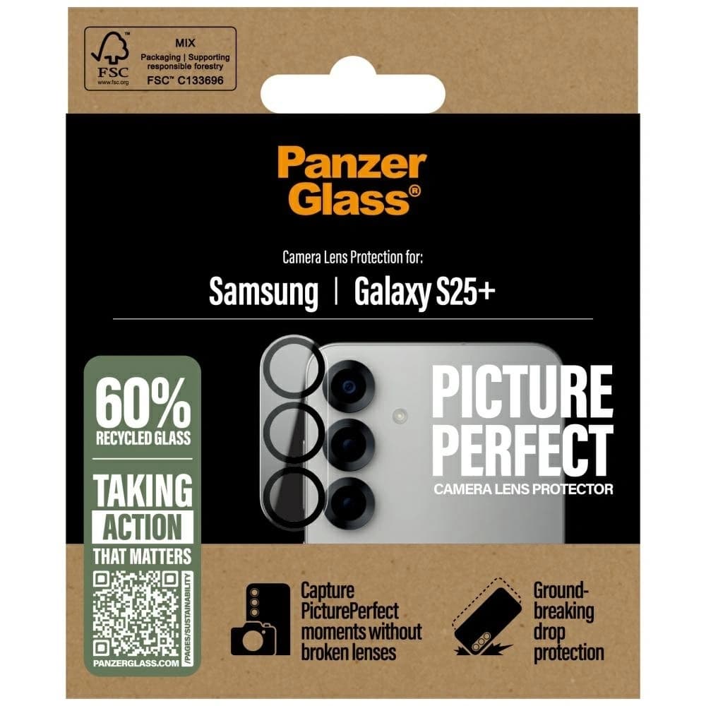 Tempered glass for the lens PanzerGlass PicturePerfect Lens Protector for Samsung Galaxy S25+ Plus - 4