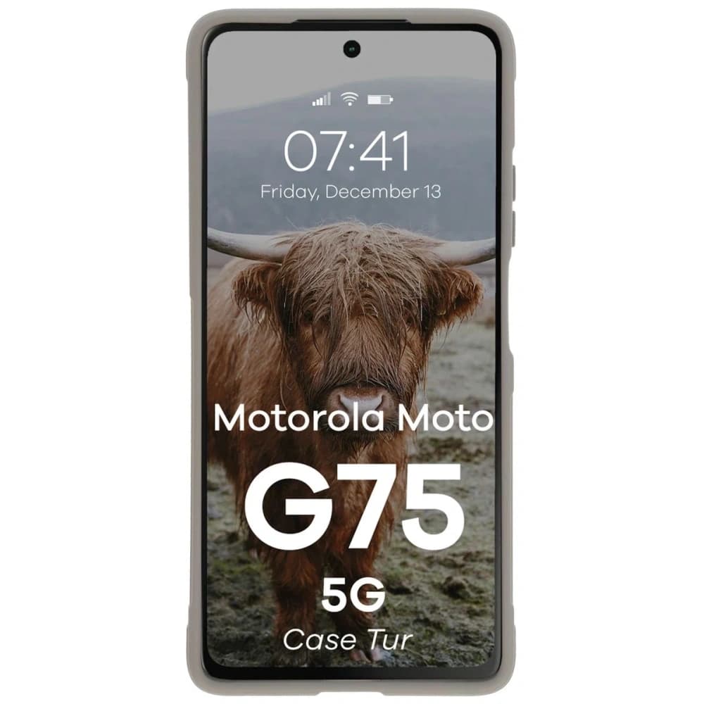 Husa Bizon pentru Motorola Moto G75 5G gri deschis - 5