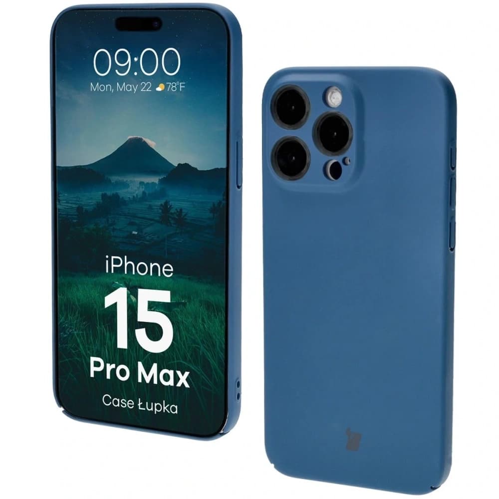 Bizon Case Lupka Apple iPhone 15 Pro Max blue - 1