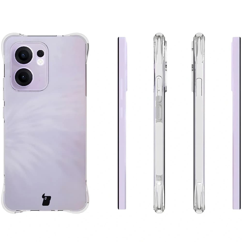 Bizon Case Clear Pack tok + 2x kijelző üveg Oppo Reno13F-hez - 4