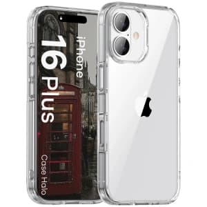 Bizon Case Halo Apple iPhone 16 Plus clear