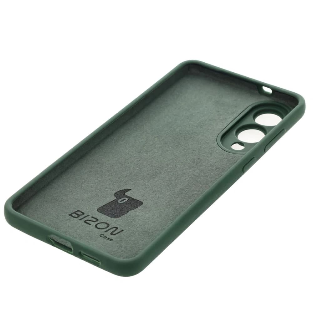 Bizon Soft Case Samsung Galaxy S25 Edge dunkelgrün - 4