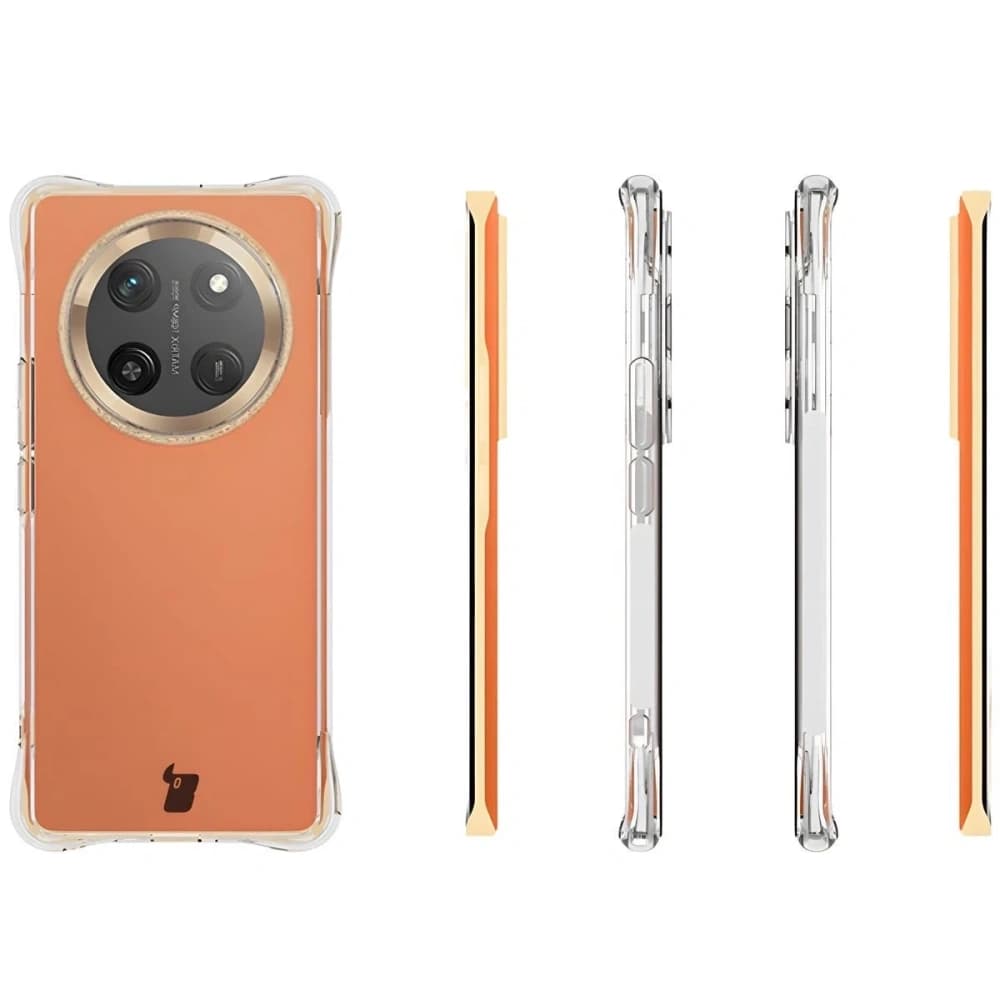 Husa flexibilă Bizon Case Clear Pack + 2x folie de protecție pentru ecran Honor Magic7 Lite - 4