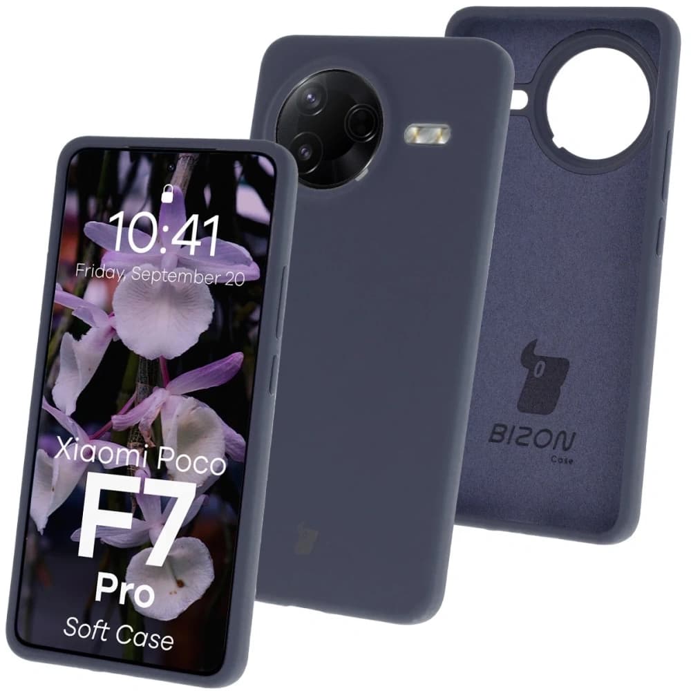 Bizon Soft Case Xiaomi POCO F7 Pro dark blue - 1