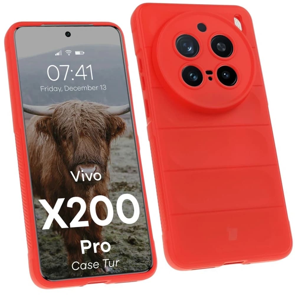 Bizon Case Tur Vivo X200 Pro rot - 1