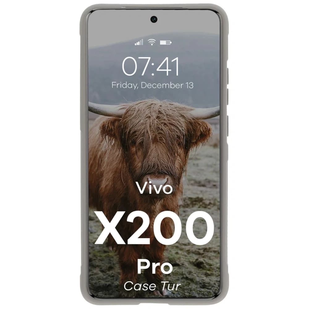 Bizon Case Tur Vivo X200 Pro hellgrau - 5