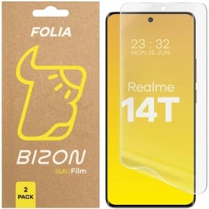 Bizon Glasfolie Sonne Realme 14T 5G [2 PACK]