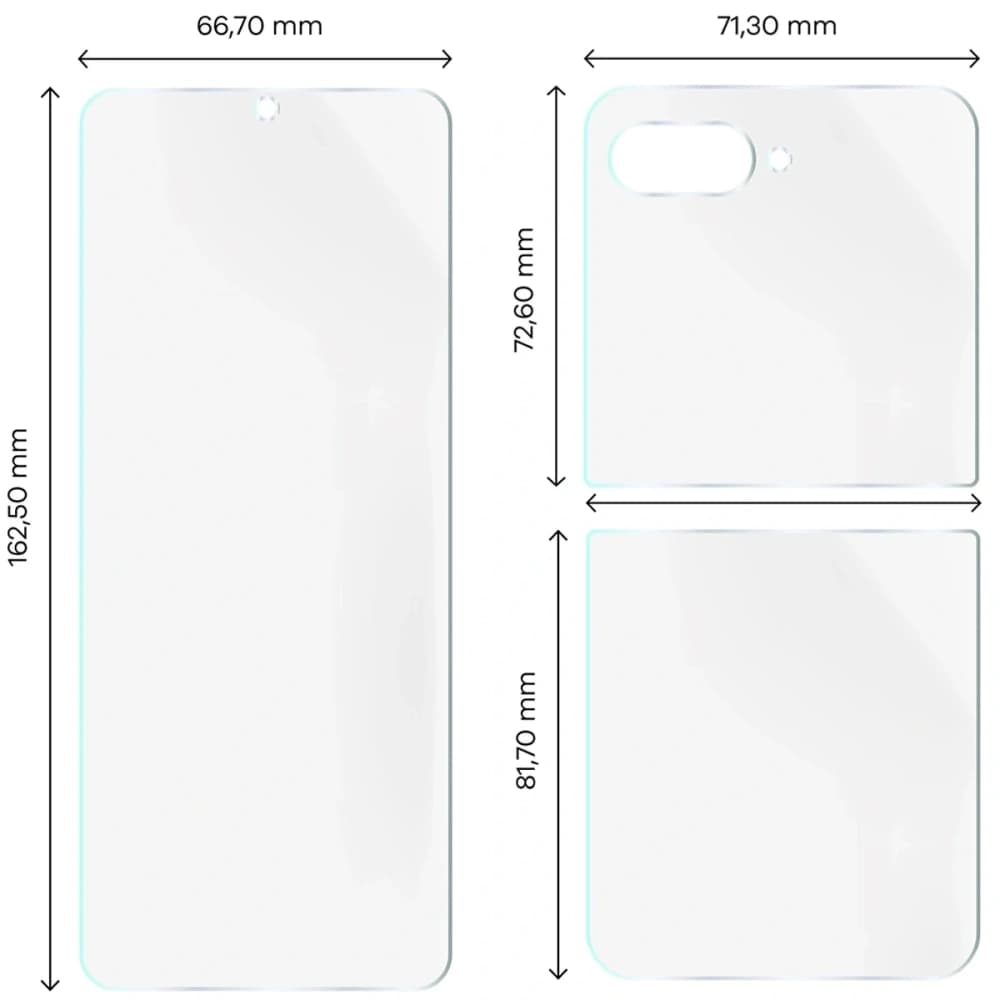 Bizon Glass Hydrogel Set Motorola Razr 60 - 2