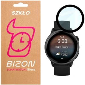 Bizon Glass Watch Edge Hybrid Garmin Vivoactive 6 fekete