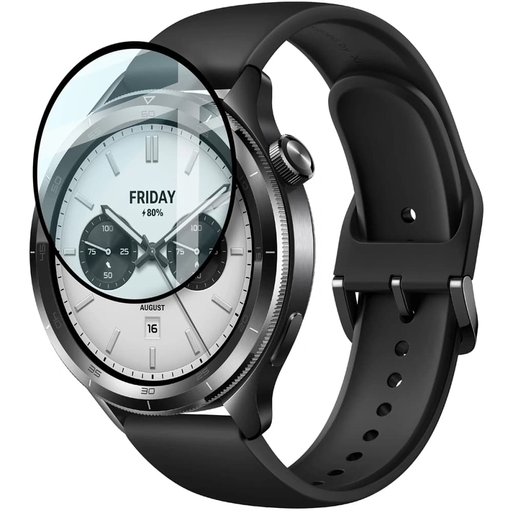 Bizon Glass Watch Edge Hybrid Xiaomi Watch S4 black - 3