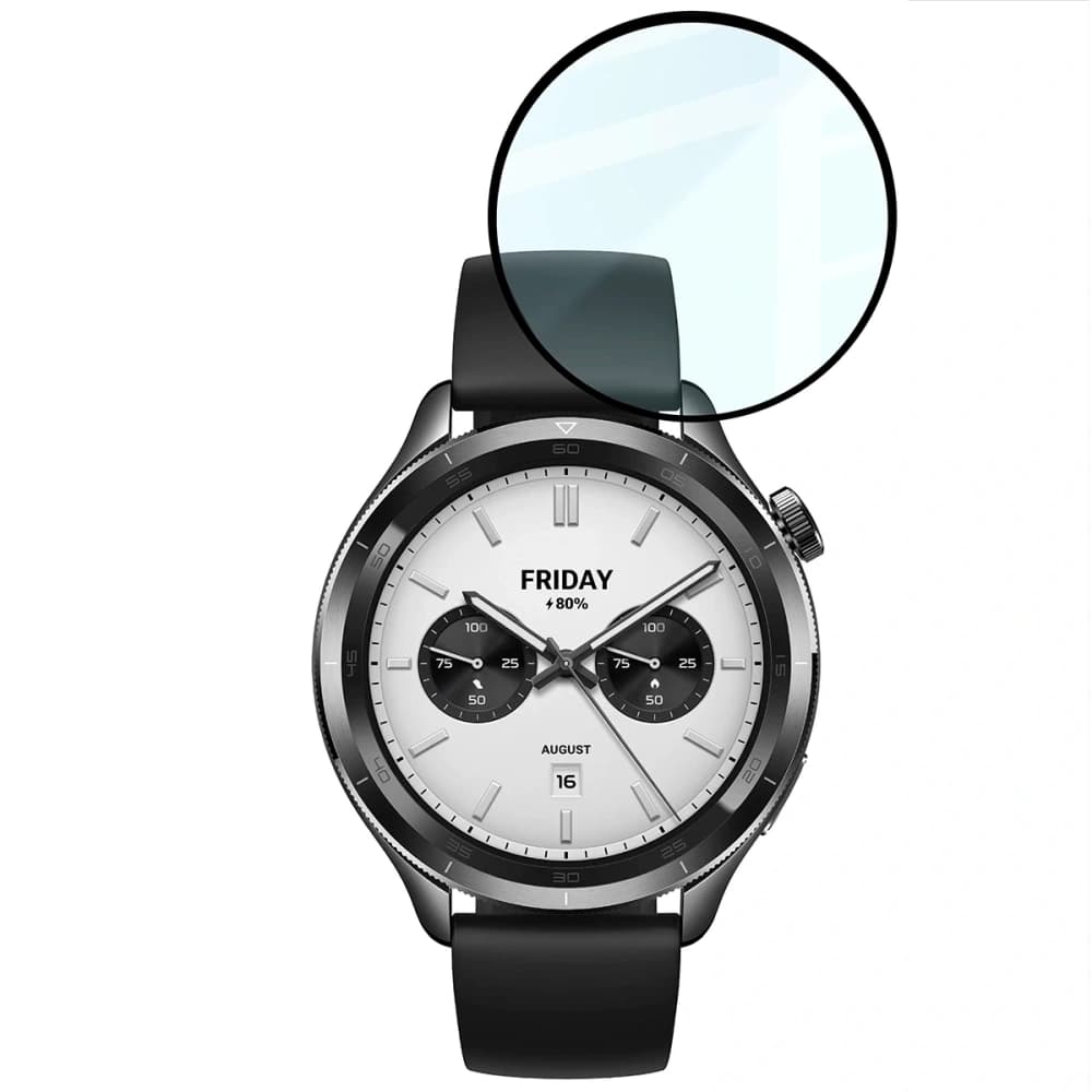 Bizon Glass Watch Edge Hybrid Xiaomi Watch S4 black - 5