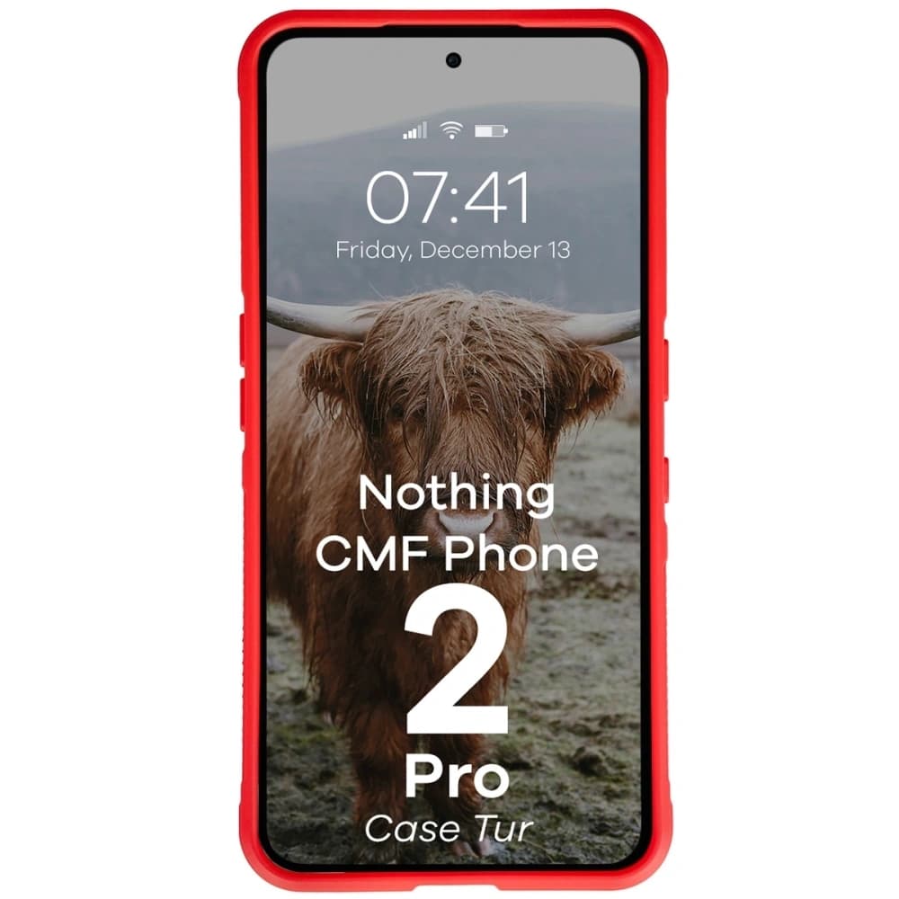 Bizon Case Tur Nothing CMF Phone 2 Pro rot - 5