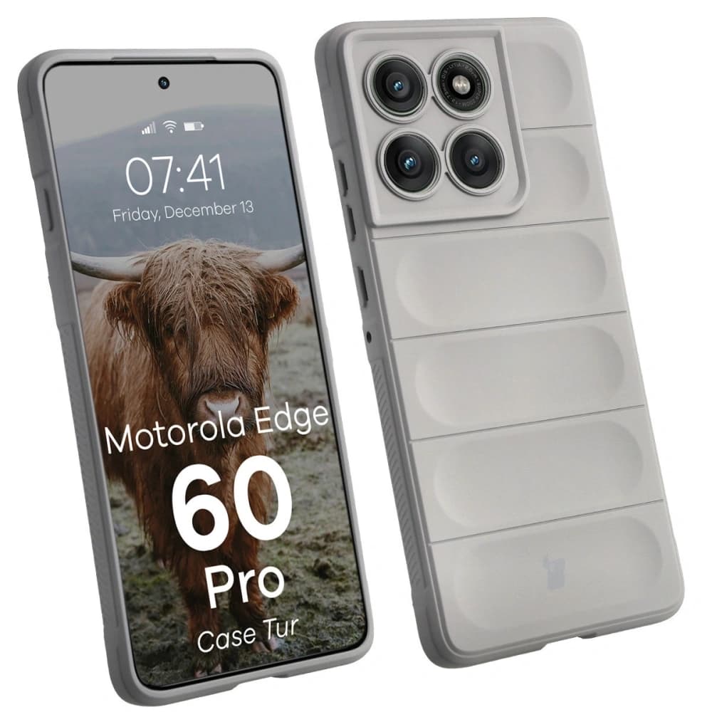 Bizon Case Tur Motorola Edge 60 Pro light gray - 1