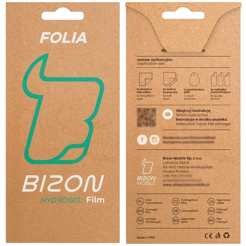 Bizon Glas Uhr Hydrogel Huawei Watch 5 42mm [2 PACK] - 6