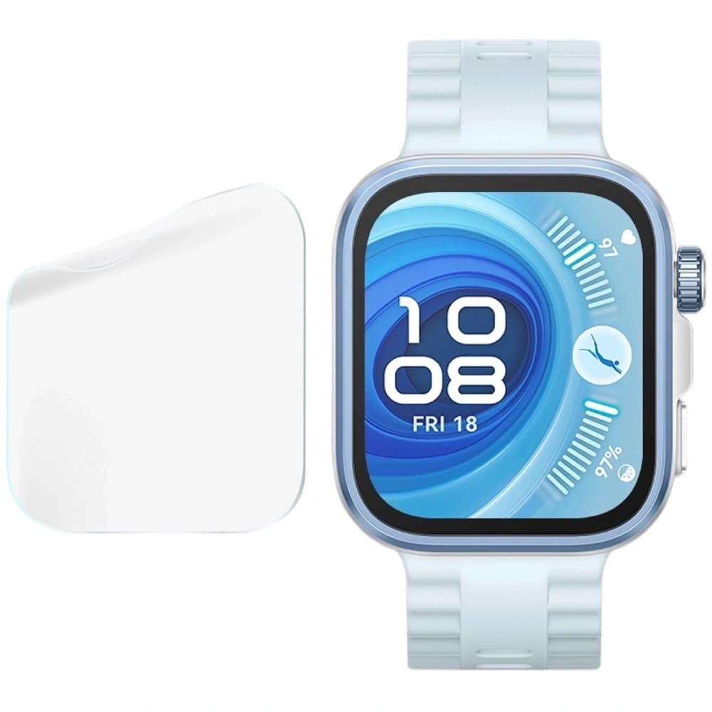 Bizon Glas Uhr Hydrogel Huawei Watch Fit 4 / 4 Pro [2 PACK] - 4