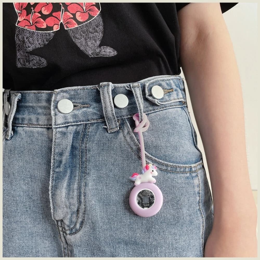 Silikonowe etui 4smarts Set Omega do Apple AirTag wielokolorowe [4 PACK] - 7