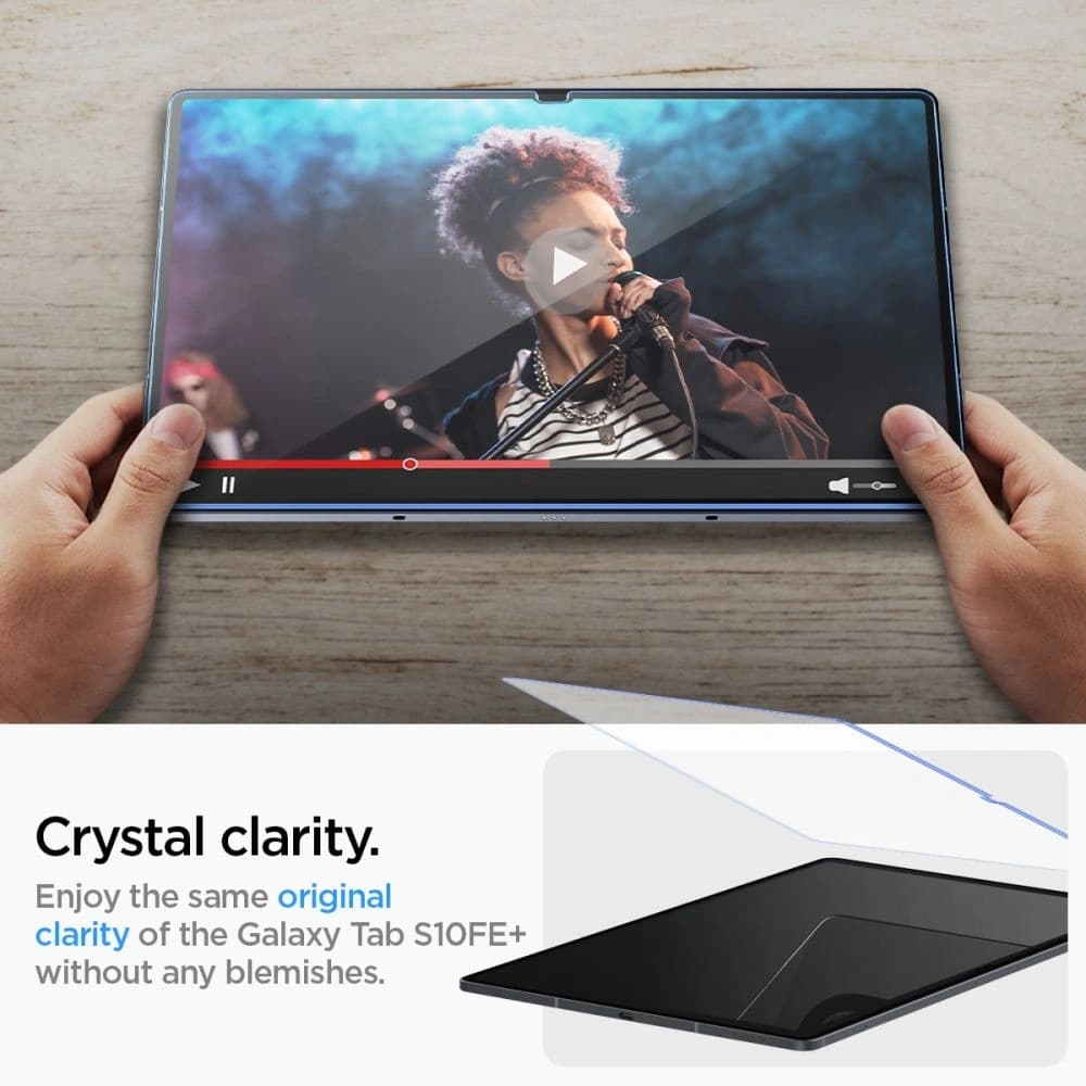 Spigen Glas.tr Slim Samsung Galaxy Tab S10 FE+ Plus 13.1 X620 / X626b Klar - 8