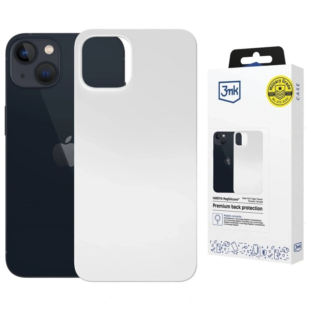 3MK Hardy MagSilicone Apple iPhone 14 Plus white - 1