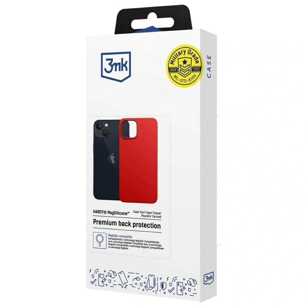 3MK Hardy MagSilicone Apple iPhone 14 Plus red - 9