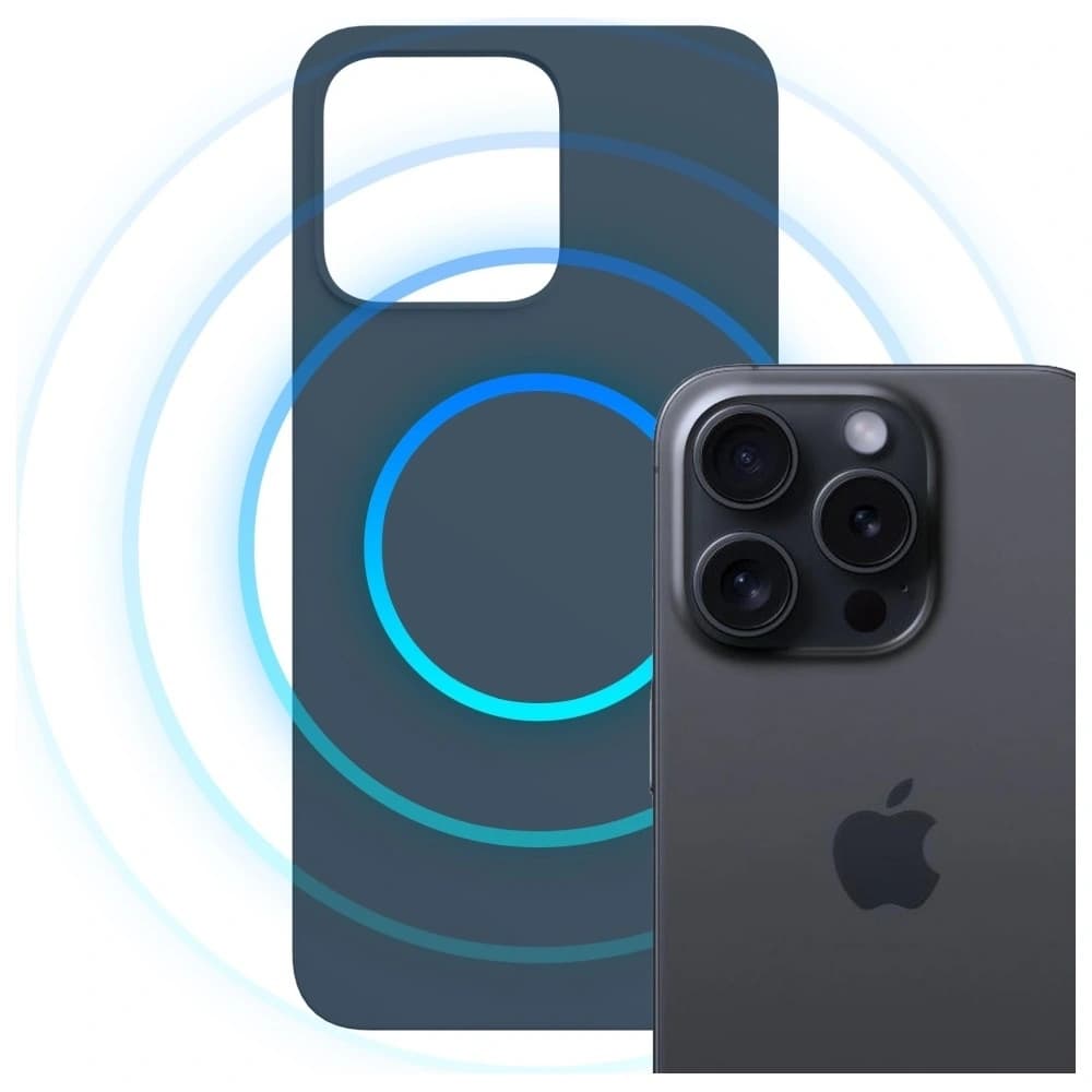 3MK Hardy MagSilicone Apple iPhone 15 Pro Max blue - 3