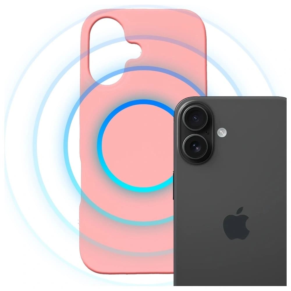 3MK Hardy MagSilicone Apple iPhone 16 Plus rózsaszín - 3