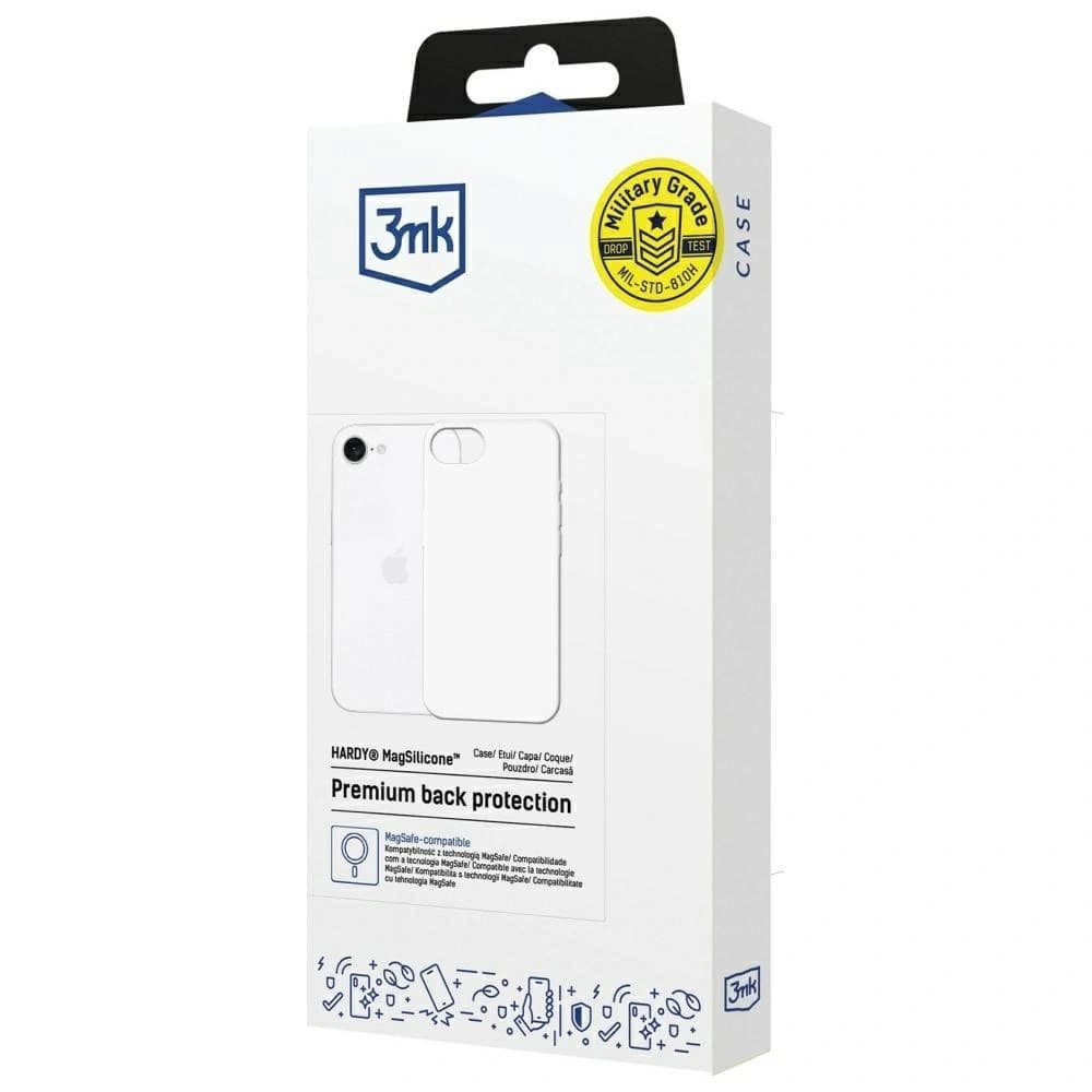 3MK Hardy MagSilicone Apple iPhone 17e / 16e white - 7