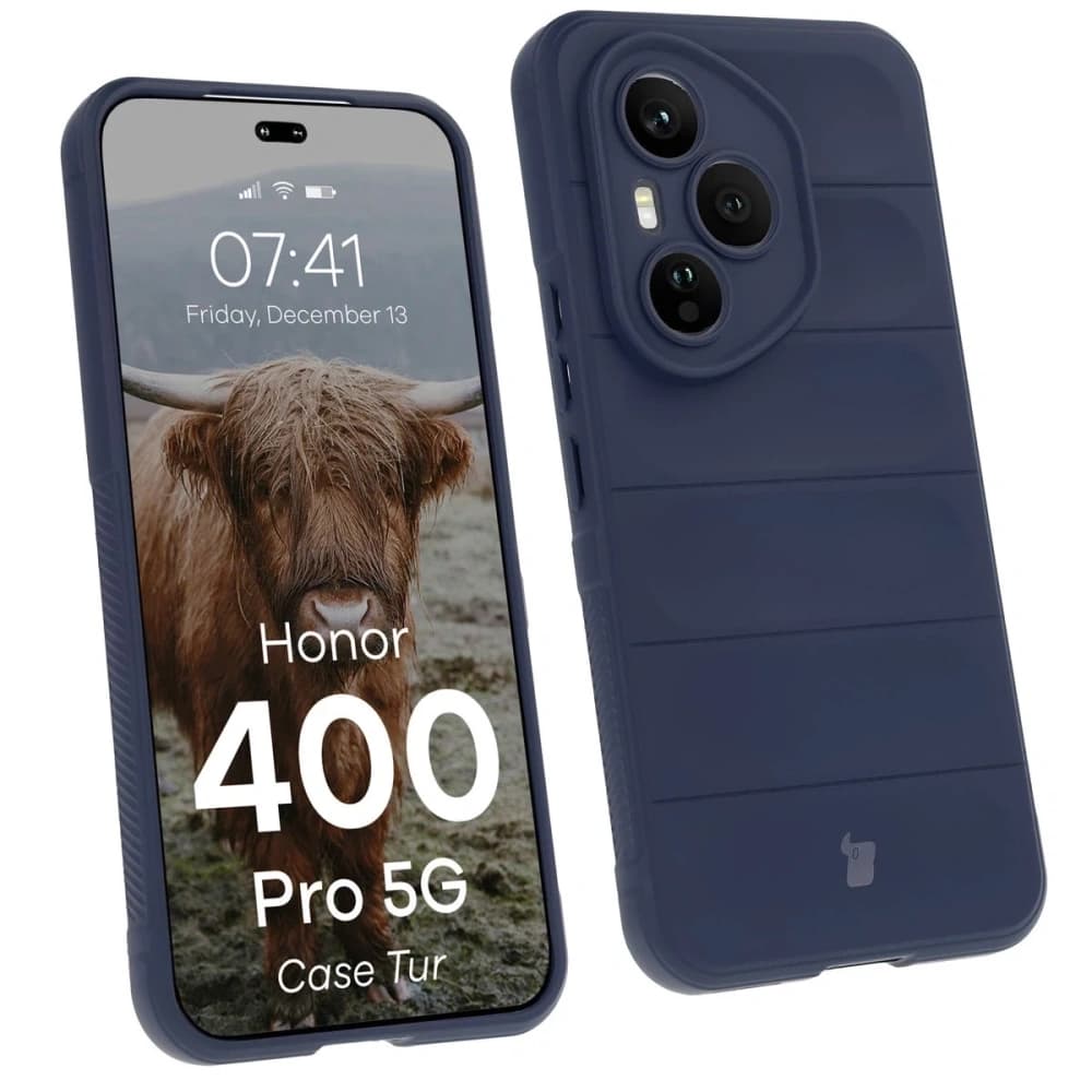 Bizon Case Tur Honor 400 Pro navy blue - 1