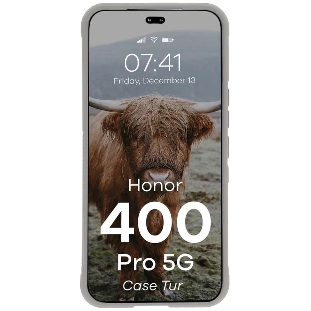 Bizon Case Tur Honor 400 Pro light gray - 5