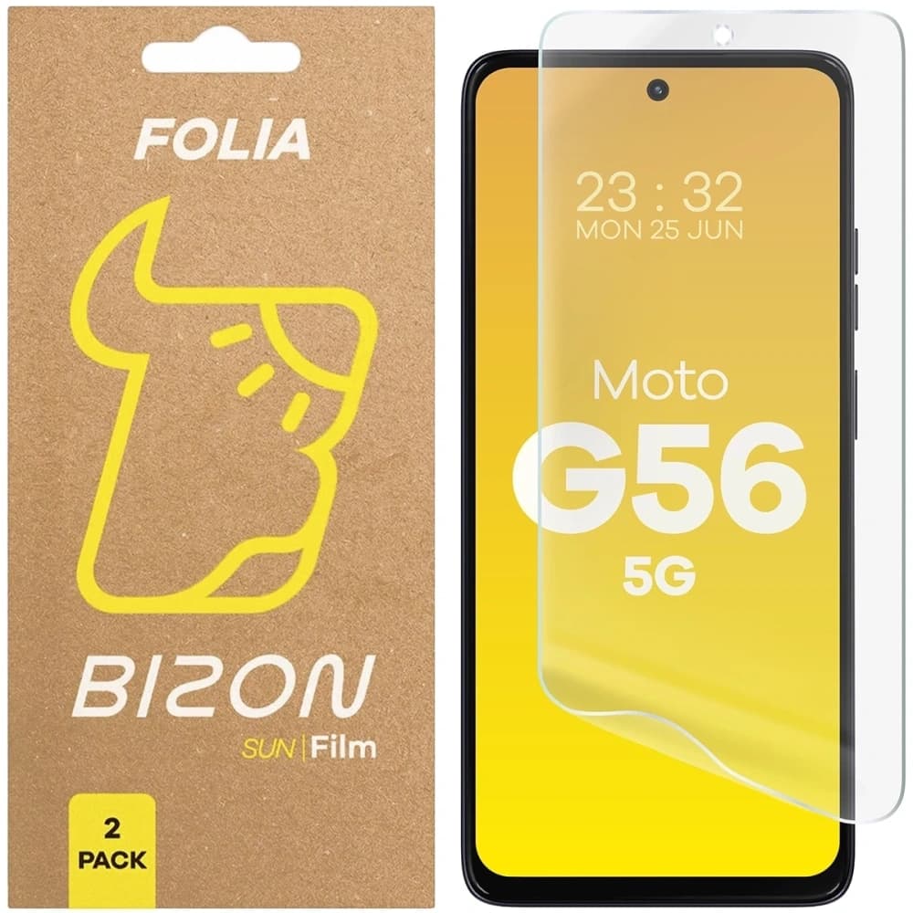 Bizon skleněná fólie na slunce Motorola Moto G56 5G [2 BALENÍ] - 1