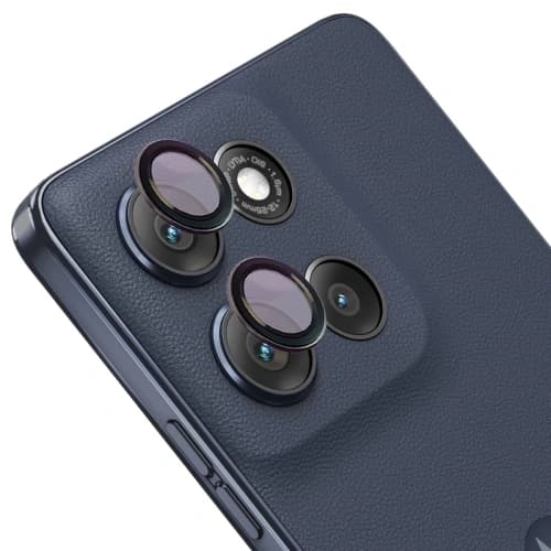 Bizon Glass Snap Lens Motorola Moto G86 5G / G86 Power 5G black frame