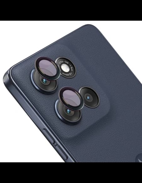 Szkło na aparat Bizon Glass Snap Lens do Motorola Moto G86 5G / G86 Power 5G czarna ramka