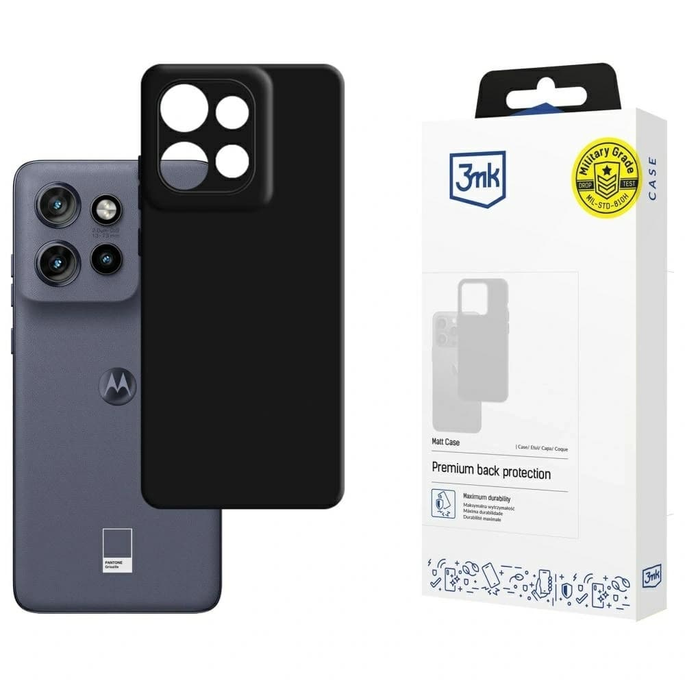 3MK Matt Case Motorola Edge 50 Neo negru - 1