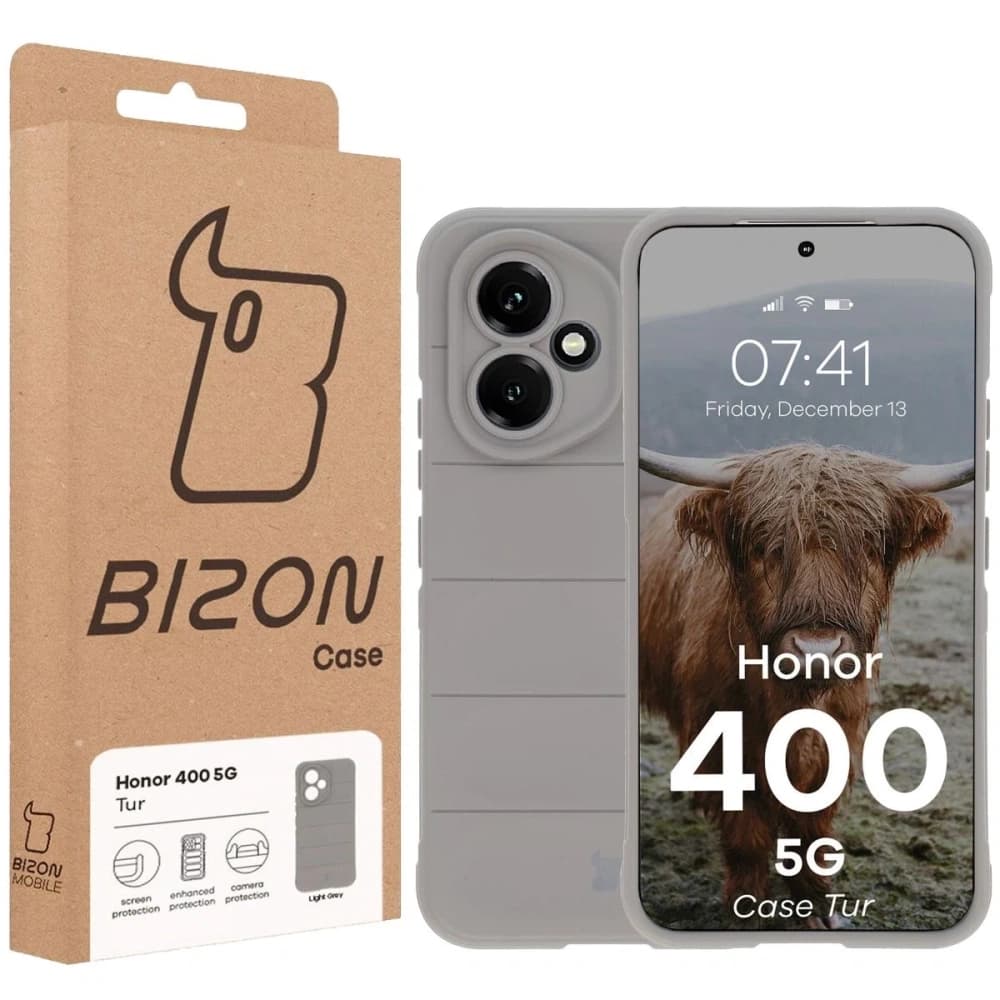 Bizon Case Tur Honor 400 5G világosszürke - 8