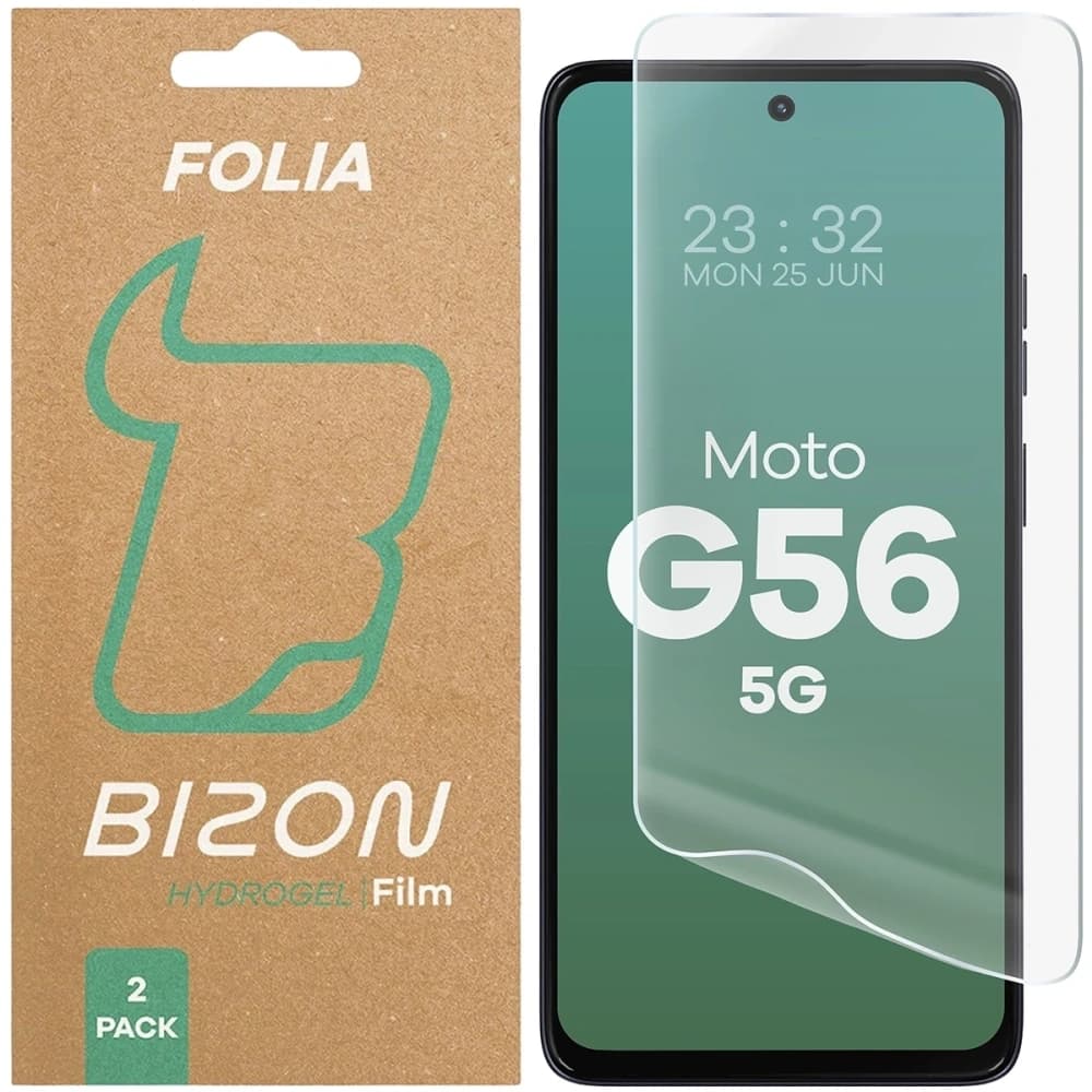 Bizon Glass Hydrogel Přední Motorola Moto G56 5G [2 BALENÍ] - 1