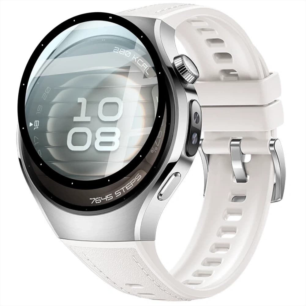 Bizon Glas Uhr Edge Hybrid Huawei Watch 5 42mm schwarz - 3