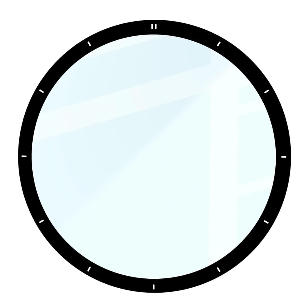 Bizon Glas Uhr Edge Hybrid Huawei Watch 5 46mm schwarz - 4